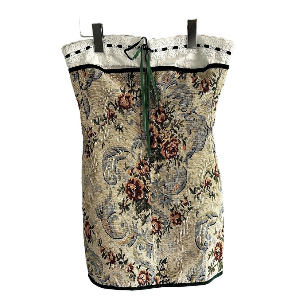 With Jean Sabrin Strapless Mini Dress Tabi Tapestry - Picture 5 of 7